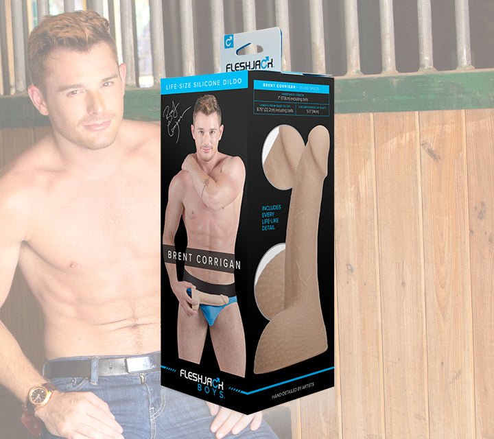 Brent Corrigan Dildo Pack with Fleshlube Slide - Fleshlight