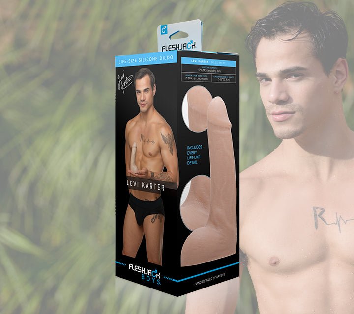 Levi Karter Dildo Pack with Fleshlube Slide - Fleshlight